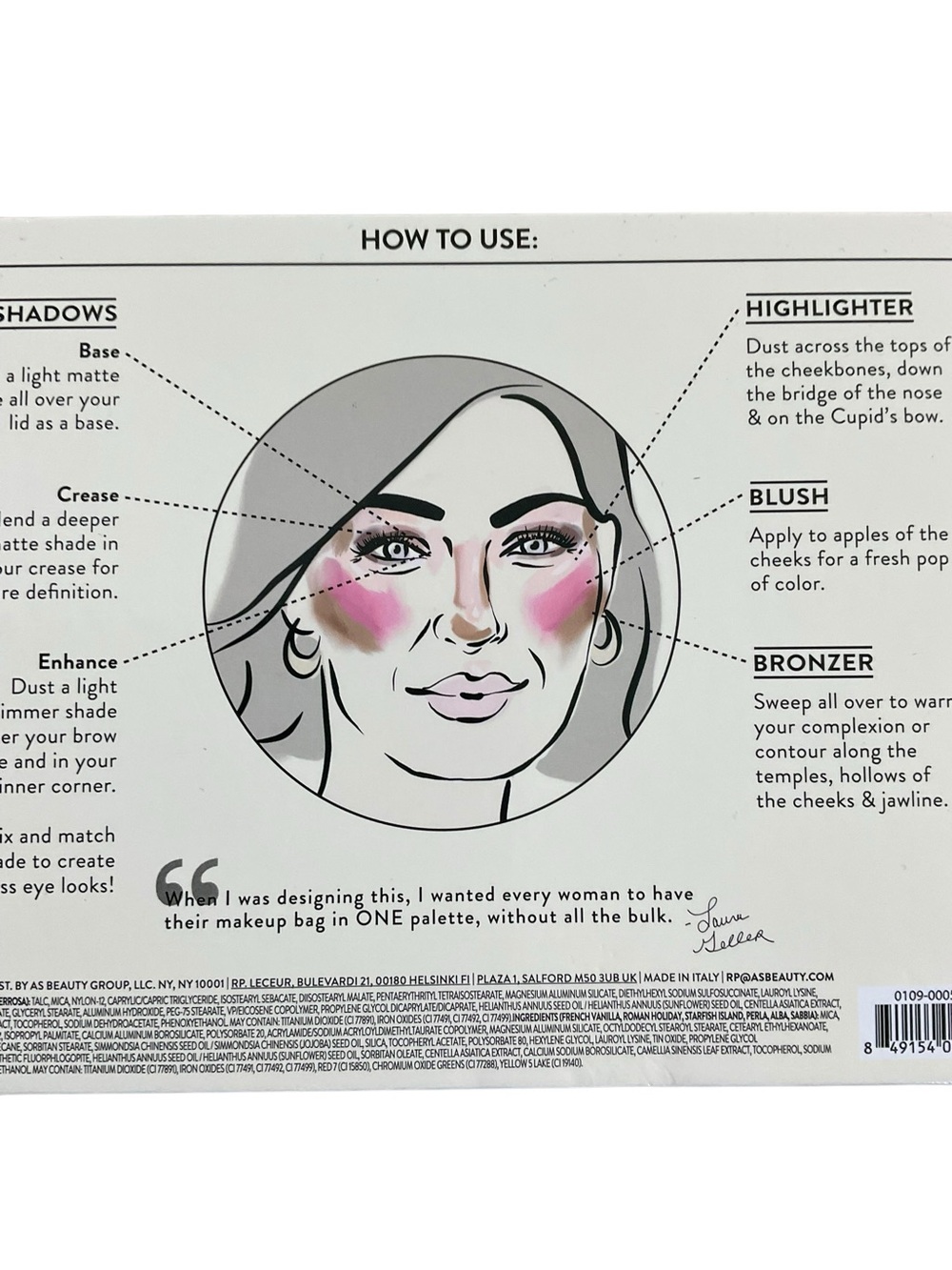 Laura Geller The Best Of The Best Tuscan Dreams Face & Eye Palette NIB unopened - Picture 12 of 13